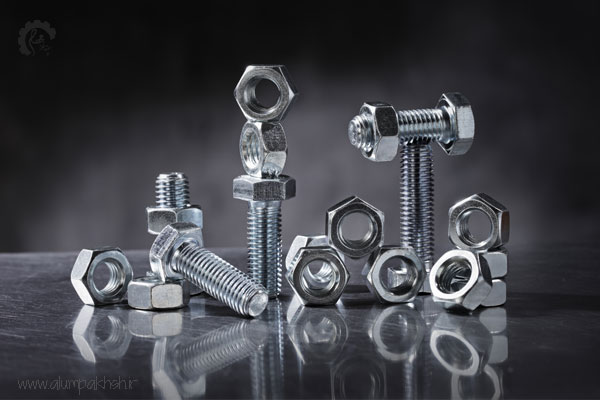 شش پر آلومینیومی (6 گوش آلومینیومی) 4 شش گوش آلومینیومی