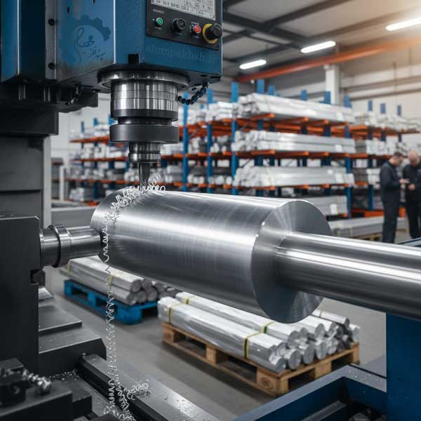 تراشکاری روی گرد آلومینیوم 7000